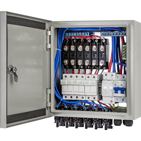 electrical panel box for solar power|combiner boxes for solar systems.